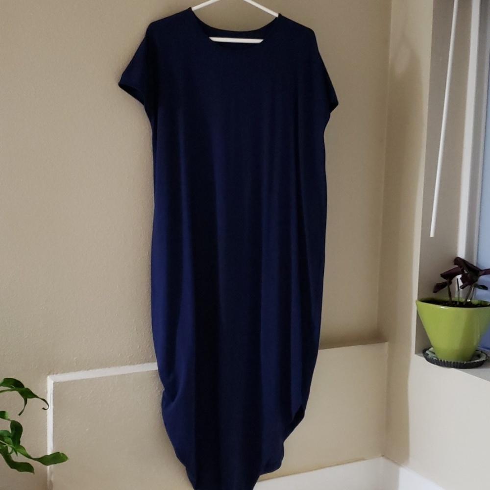 Universal Standard Geneva Dress Navy Blue Large